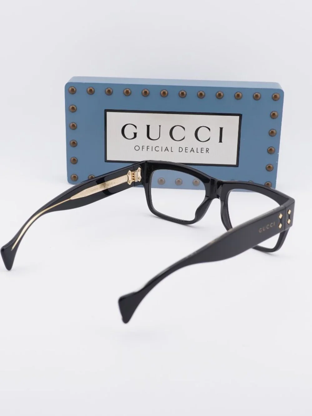 Gucci GG1707O 006 Square Eyeglasses - Black 56mm